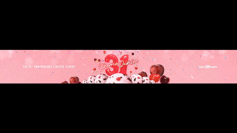 배스킨라빈스 매장 매뉴보드_체리쥬빌레